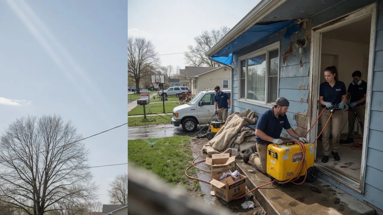 Basement Flood Cleanup in Somerville, IN near me